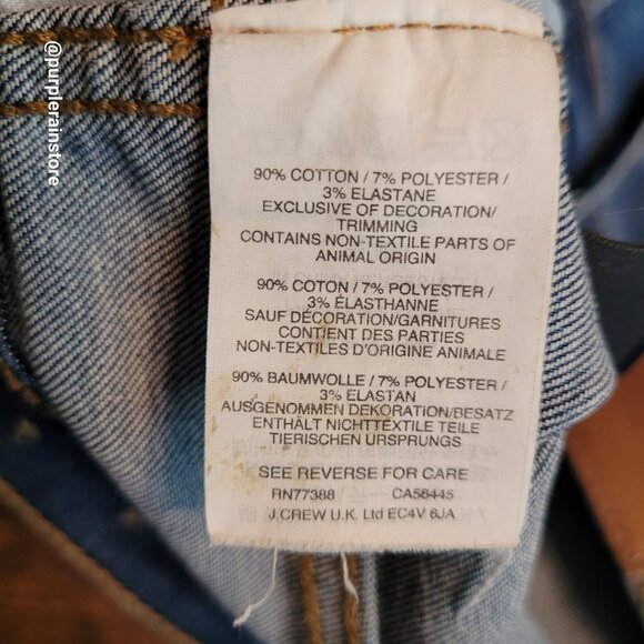 Madewell Jeans 28 Skinny Button Fly Rosecliff Wash H6319 Tummy Control Stretch - Picture 6 of 13